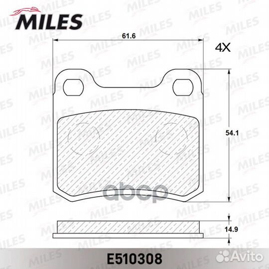 Колодки тормозные mercedes W202/W124/W201 задни