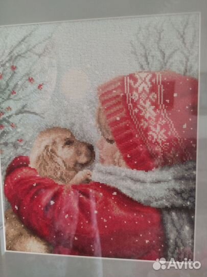 Картина вышитая крестом