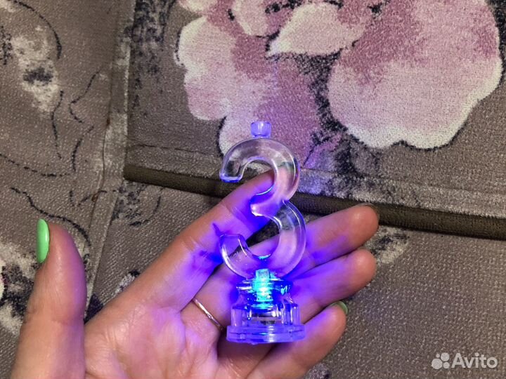 Цифра 3 на день рождения