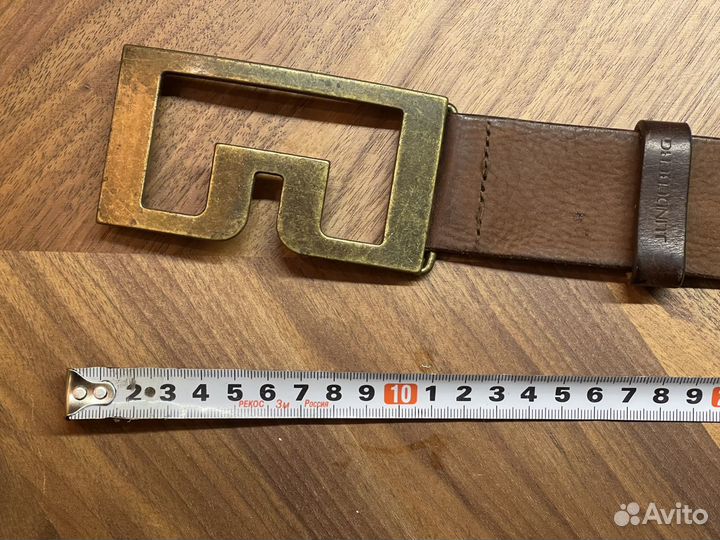 Мужской Ремень J Lindenberg коричневый пряжка 95см