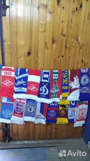 Шарфы фанатские футбольный клубов и сборной