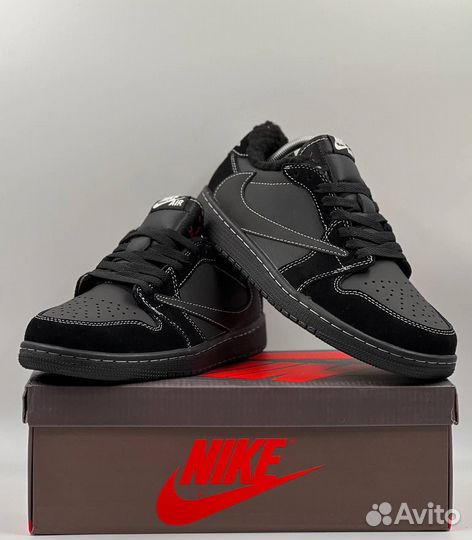 Кроссовки Nike Air Jordan 1 low с мехом