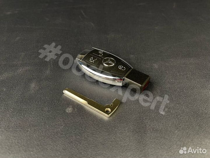 Ключ рыбка Mercedes BE + 1 токен cgdi