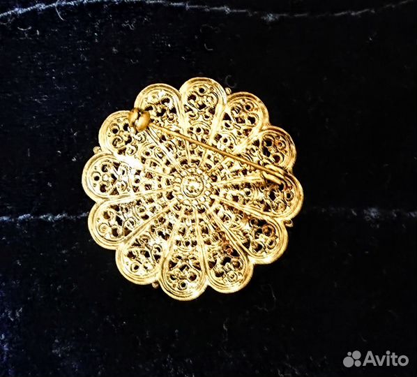 Винтажная брошь 