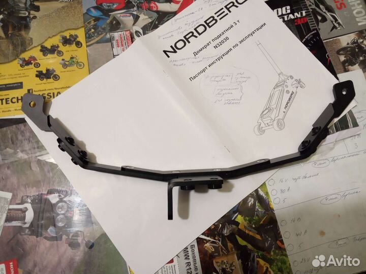 Крепление доп фар Африка twin