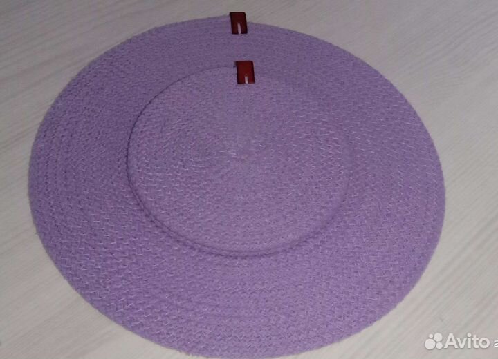 Сервировочные салфетки из джута и капроновой нити