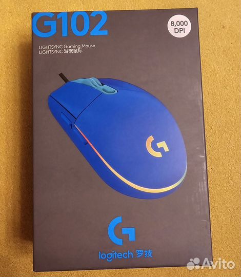 Игровая мышь logitech g102
