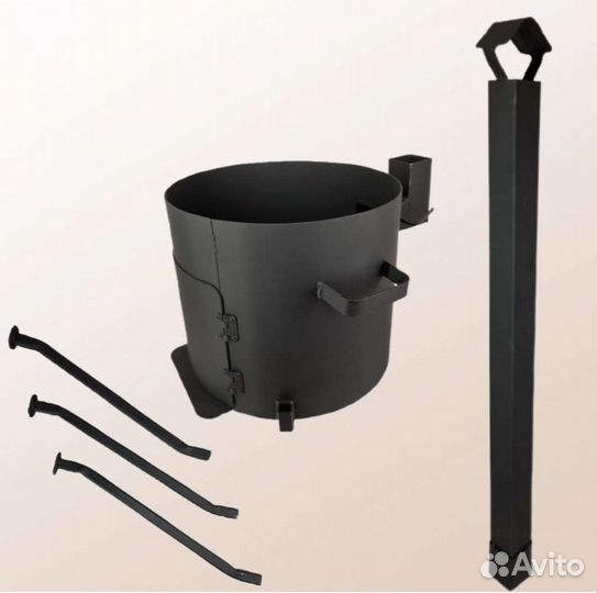 Печка 3мм с дымоходом