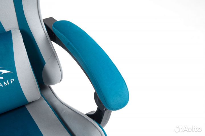 Компьютерное кресло для дома ткань с массажем