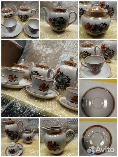 Чайно-кофейный сервиз, на 6 персон, 1994 г