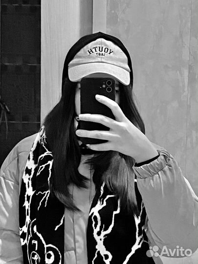 Шарф унисекс в стиле дрейн