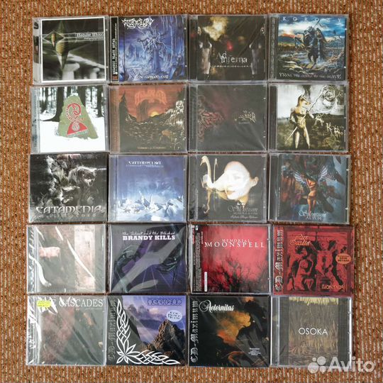 CD Sirenia, Tristania, Nightwish, Epica, Beseech