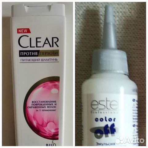 Шампунь Clear и нейтрализатор смывки волос Estel