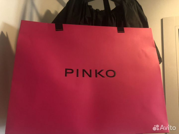 Вечернее платье Pinko р. 46 черно-белое