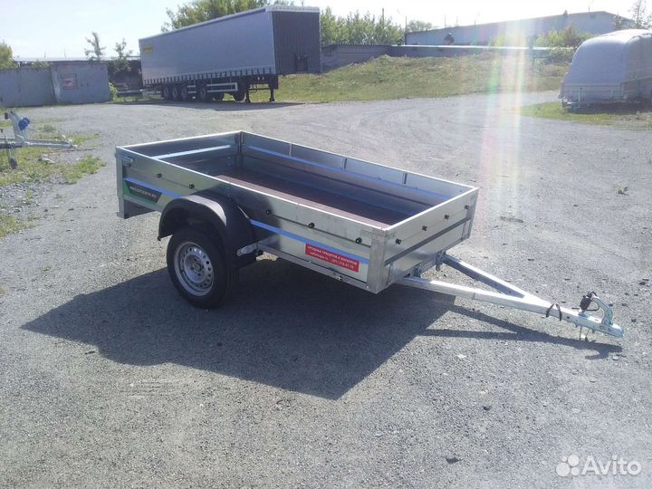 Прицеп Титан 2213-03 (2.2*1.3*0.3м) цинк