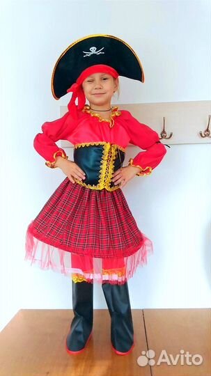 Пиратка, костюм на рост 116-122