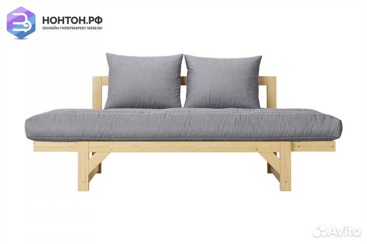 Диван кушетка Амбер светло-серый