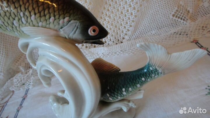 Фарфоровая статуэтка рыбы Karl Ens
