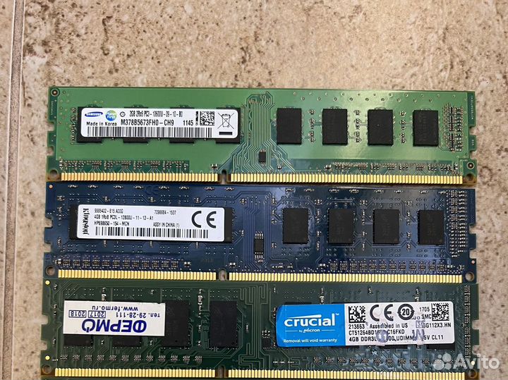 Оперативная память DDR3 4Gb