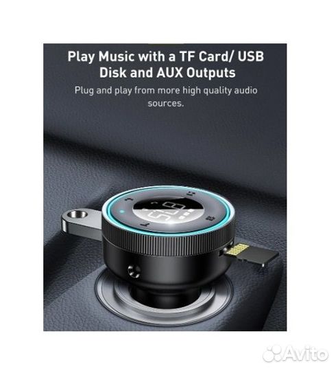 FM-трансмиттер Baseus Enjoy Car Wireless MP3 Новый