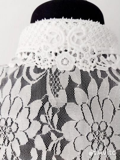 Воротник манишка кружевная ажурная женская