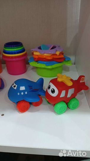 Детские машинки игрушки погремушки для малышей