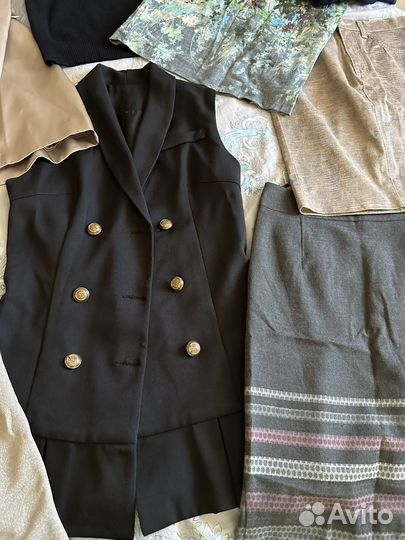 Пакет брендовой одежды на девушку