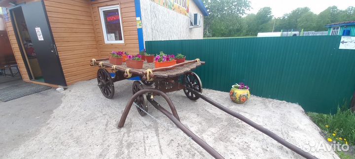 Декоративная телега