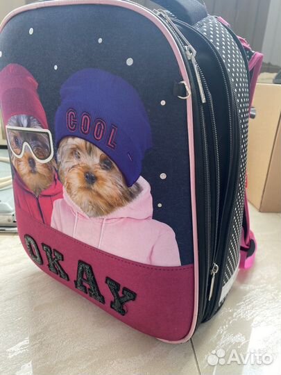 Рюкзак школьный для девочки б/у