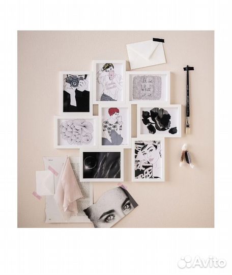 Рамки для фото коллаж Икеа