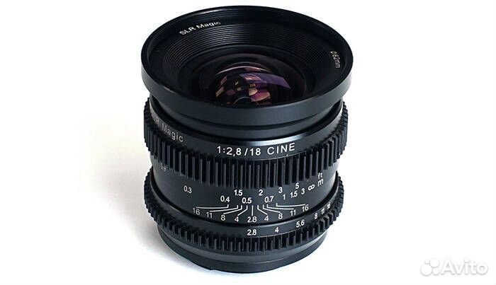 SLR Magic Cine 18mm sony F2,8