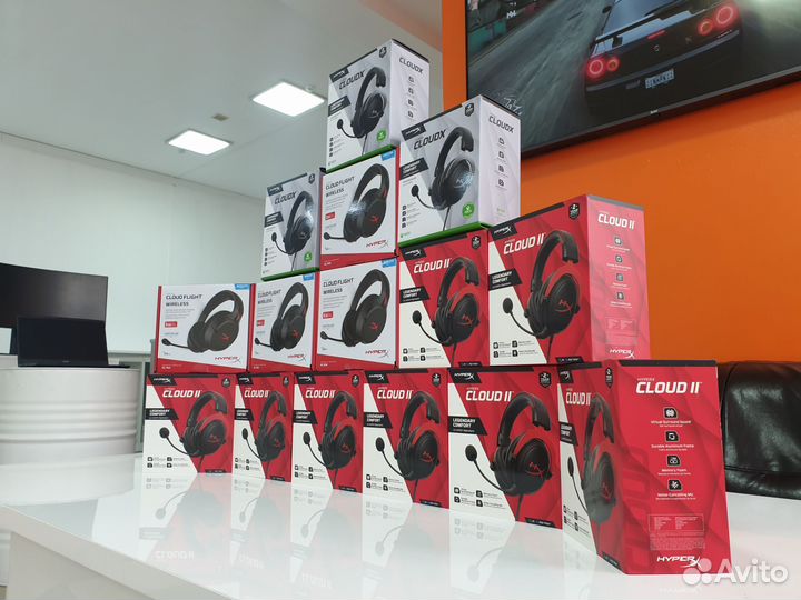 Игровые наушники Hyperx/Cloud2/AlphaS/Black/Rd/Bl