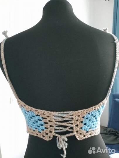 Все 4 топа за 600. Вязаный топ / лиф