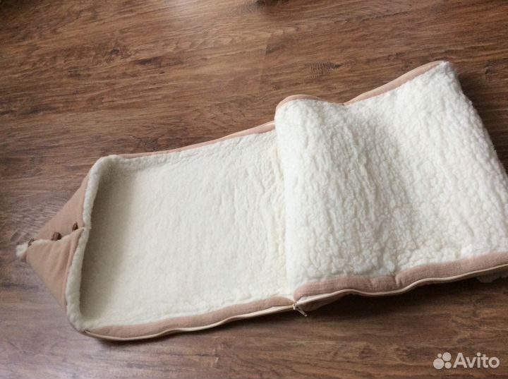 Конверт на выписку/прогулку (овчина), для санок