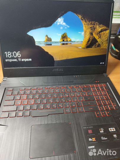 Игровой ноутбук asus