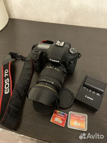 Зеркальный фотоаппарат canon 7d