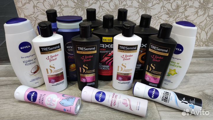 Шампунь Clear, гели AXE, Nivea, жен/муж, дезодор