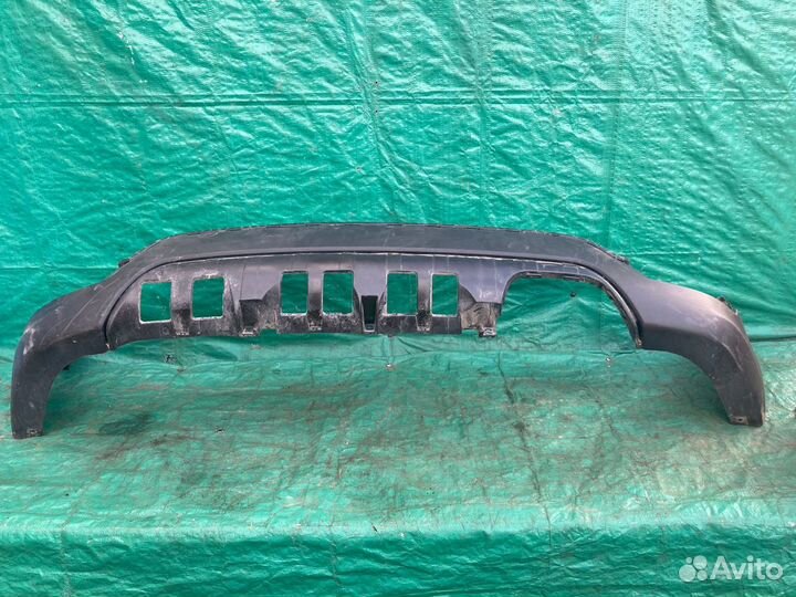 Юбка задняя Kia Rio X-Line Киа Рио Икс Лайн 17-20г