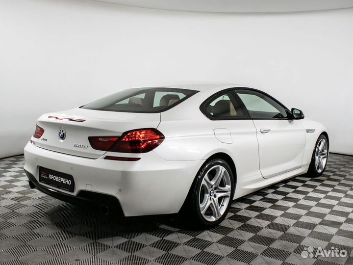 BMW 6 серия 3.0 AT, 2015, 103 820 км