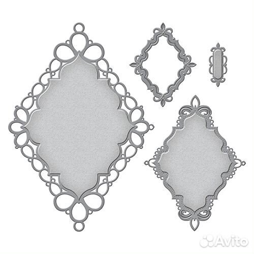 Набор ножей Spellbinders Nestabilities Decorative