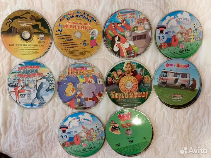 Лицензионные мультфильмы на DVD