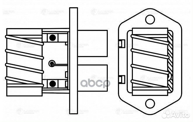 Резистор э/вент. охл