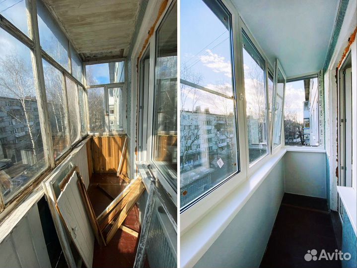 Окна пвх на заказ / остекление балконов