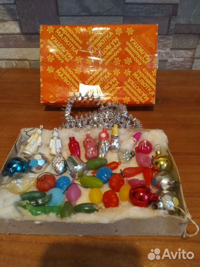 Елочные игрушки СССР набор малютка