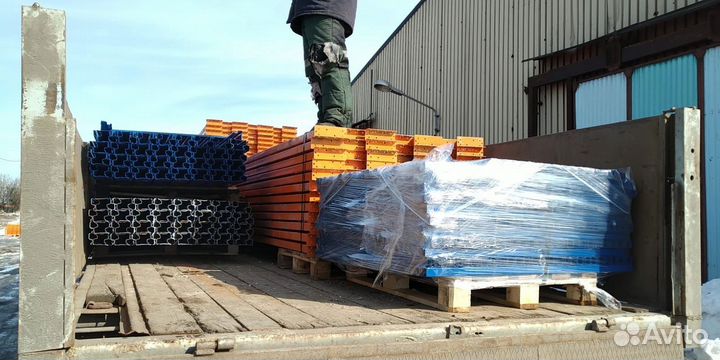 Стеллажи бу складские 2-10м