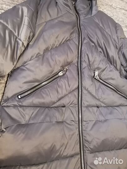 Пуховик зимний женский 50 52 бу