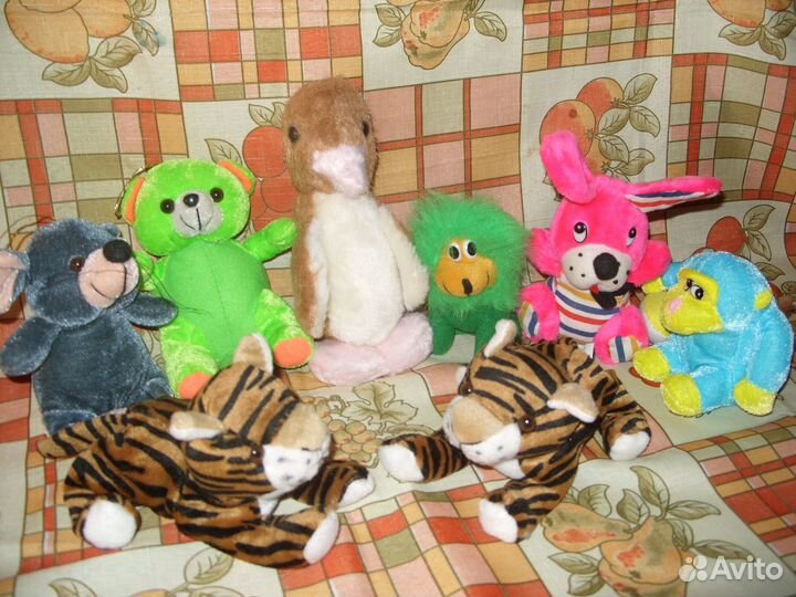 Игрушки мягкие за 2 шт