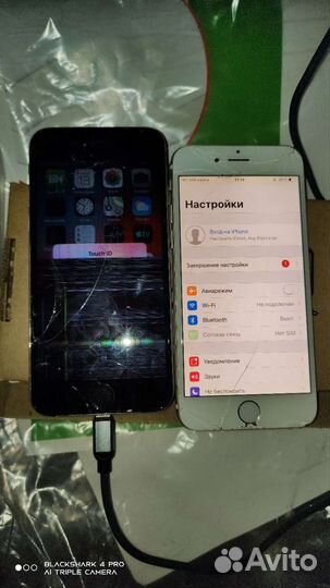 2штуки iPhone 6 на запчасти