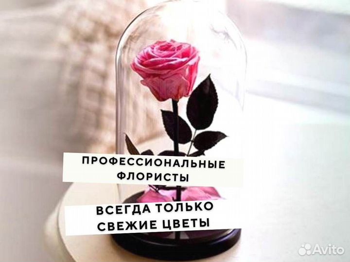 Роза в колбе