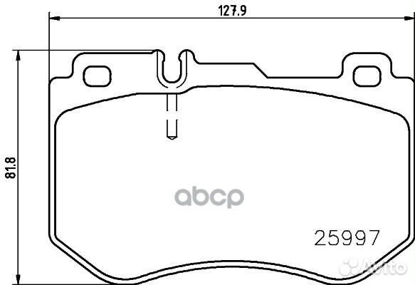 К-т дисков. тормоз. колодок P50123 Brembo